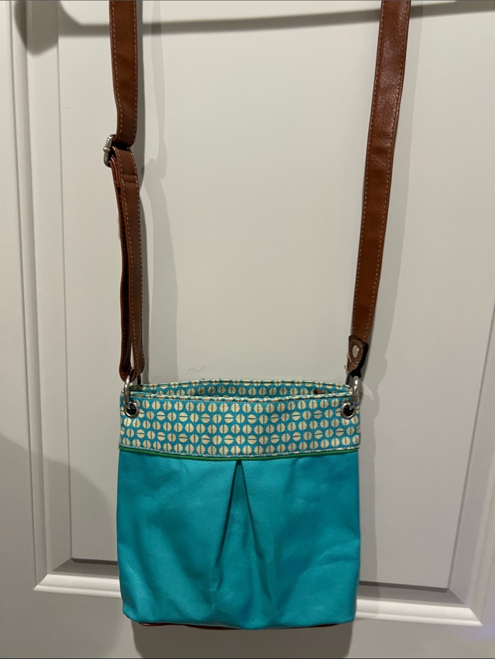 Cute coffee bean trim shoulder/ crossbody bag